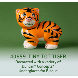 Ceramic Bisque Tiny Tot Tiger